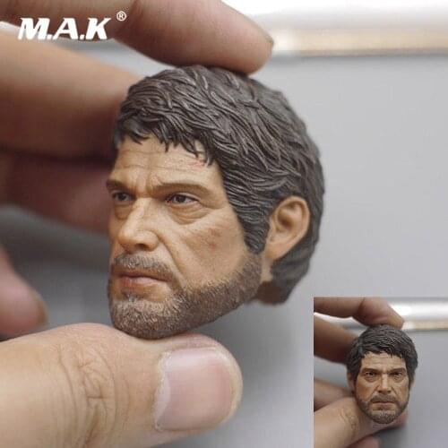 Collectible Male Head Sculpt 1/6 Scale Accessory The Last of Us Joe Head Carving Figure Model Collection