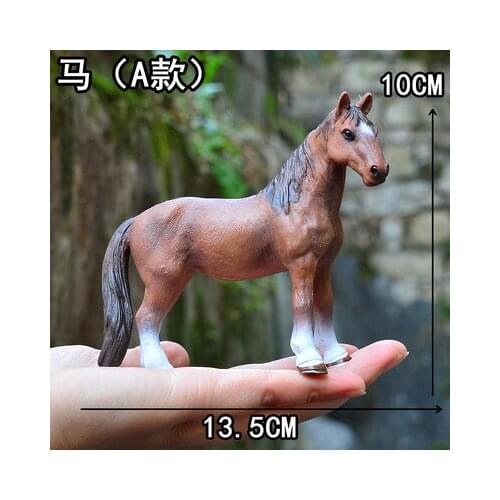 Mongolia horse / prairie Wild doll ornaments animal model ornaments bird simulation decoration style statue