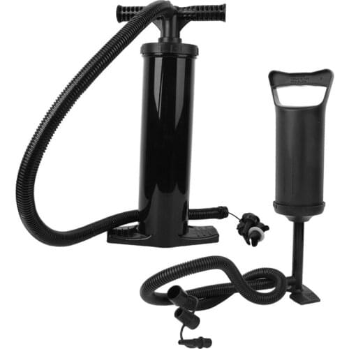 Swimming Pool Inflatable Float Hand Air Pump/Outdoor Double Action High Pressure Hand Kayak Accumulator Boat Pump Stand Up