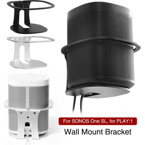 Wall Mount Stand For SONOS One SL / PLAY 1 Smart Speaker High Quality Metal Bracket Sound Box Holder Speaker Storage Rack