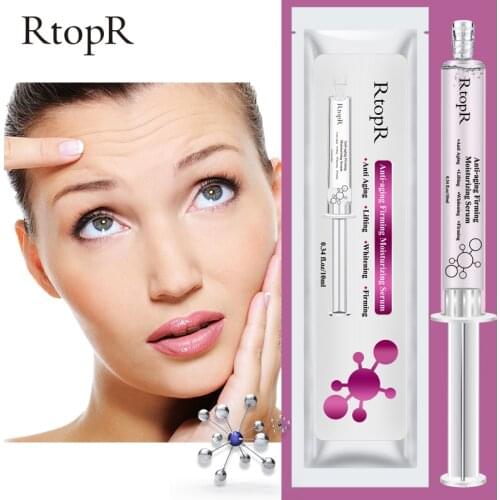 RtopR Hyaluronic Acid Natural Moisturizing Anti-Wrinkle Rejuvenating Facial Serum Shrinking Pore Refining Skin Facial Care