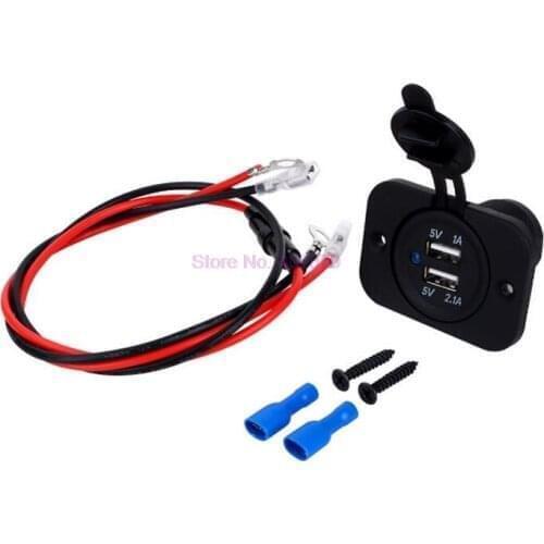 By DHL or Fedex 200sets New Arrive Dual USB Car Cigarette Lighter Socket Splitter 12V Charger Power Adapter Outlet Parts Auto