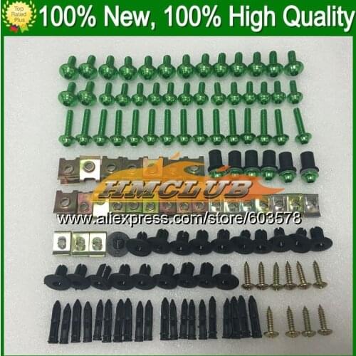 Fairing bolts full screw kit For KAWASAKI NINJA ZX11R 1997 1998 1999 ZX-11R ZZR1100 ZX11 R 2000 2001 CL25 Nuts bolt screws Nut