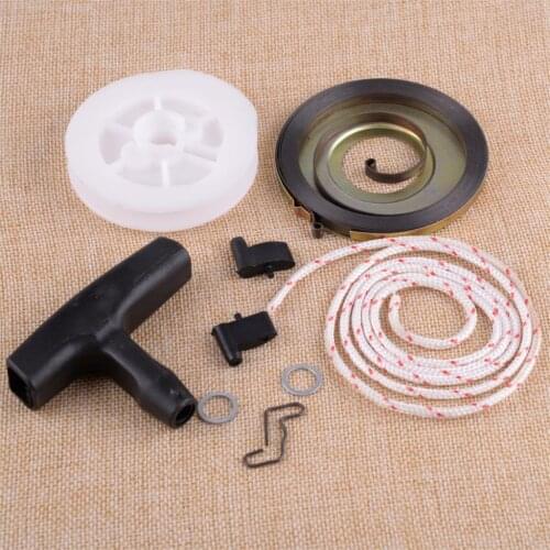 LETAOSK New Recoil Rewind Starter Pulley Turnable Spring Rope Handle Pawl Grip Fit for Stihl 034 036 Chainsaw 1129 190 0601