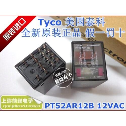 PT52AR12B / TE / PT52AR12B 12AC 6A Relays