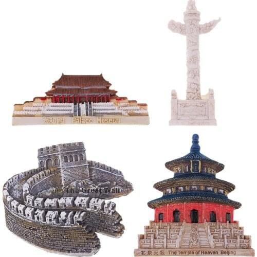 Resin 3D China Beijing Fridge Magnets Home Decoration Tourism Souvenirs