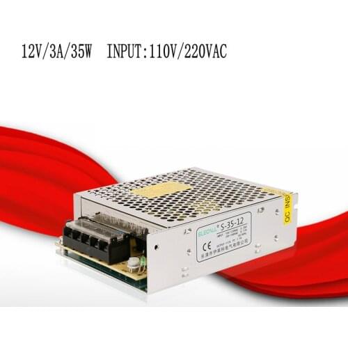 S-35-12 12V/3A/35W switching power supply, centralized power supply, power supply security monitoring