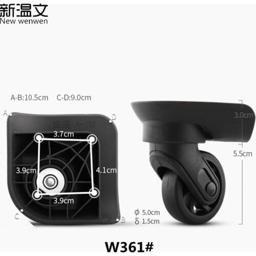 Replacement Wear-resistant Luggage Wheel,Wheels for Suitcases W361