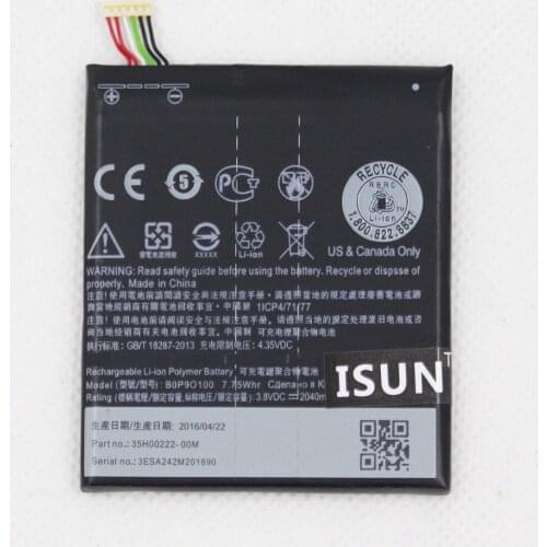 5pcs/lot Smart Mobile Cell Phone Replacement Battery for HTC Desire 612 D610 D610n D610t 610 B0P9O100 BOP9O100 2040mAh Batterie