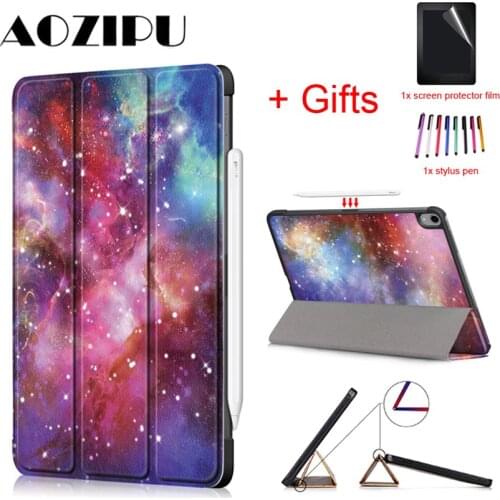 Slim Case for iPad Pro 11 2018 2020 11inch Tablet Folding PU Leather Smart Funda Protective Stand Cover for iPad Pro 11 Case
