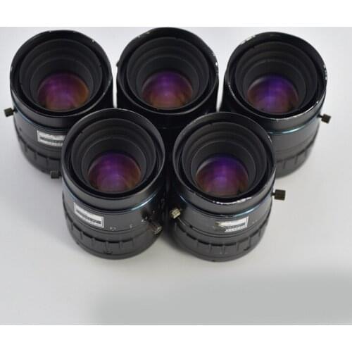 Used original U-TRON HF3514V-2 5 million pixels fixed focus industrial lens 35mm supports 1 inch