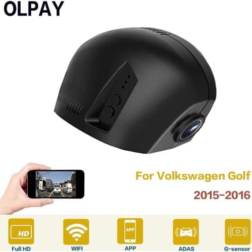 OLPAY Car DVR Registrator Dash Cam Camera Video Recorder 1080P Wifi For Volkswagen Golf 2015 2016