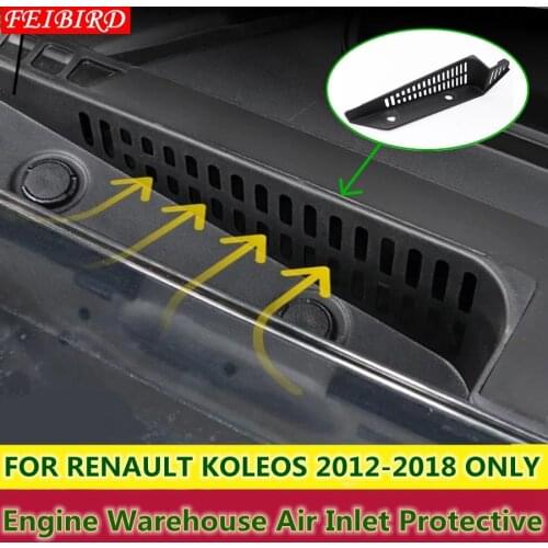 ABS Plastic Engine Warehouse Air Inlet Protective Cover Trim FOR RENAULT KOLEOS 2012 2013 2014 2015 2016 2017 2018