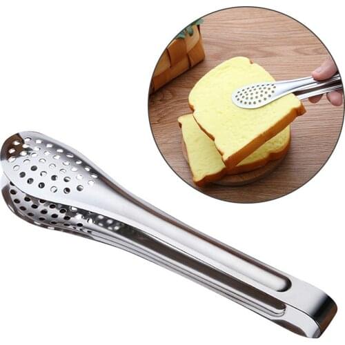 5/ 7/9/12 inch Stainless Steel Long Food Clips Bread Clamp Grill Tongs Barbecue Grilling Bbq Tools Hotel Buffet Kitchen Utensil