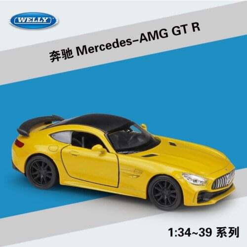 1:36 MZAMG GT R Alloy Model Car Diecast Metal Pull-back Model Vehicles