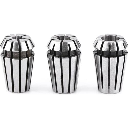 3Pcs High Precision CNC ER11 Clamp for Engraving Machine CNC Milling Lathe Tool Holder 1/8 Inch (3.175 mm 4 mm 6 mm