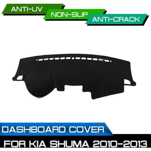 Car Dashboard Mat for KIA Shuma 2010 2011 2012 2013 Anti-dirty Non-slip Dash Cover Mat UV Protection Shade