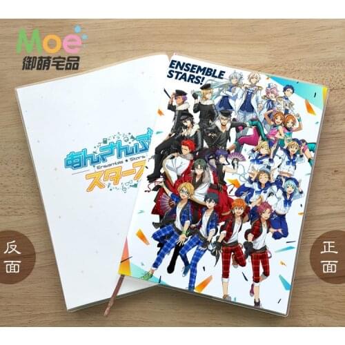 Anime Ensemble Stars Figure Student Notebook Delicate Eye Protection Notepad 6827 Diary Memo Gift