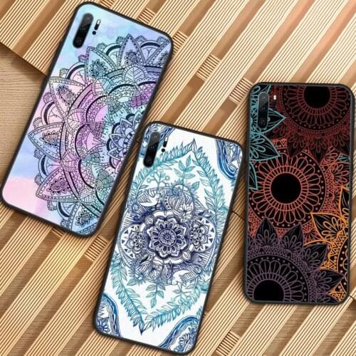Floral Mandala Cover Phone Case For Huawei honor Mate P 9 10 20 30 40 Pro 10i 7 8 a x Lite nova 5t