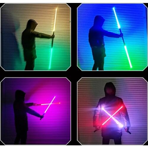 RGB Metal Lightsaber Toys Lightsaber Kpop Lightsaber Light Stick Brinquedos Laser Sword Flashing For Kids Children