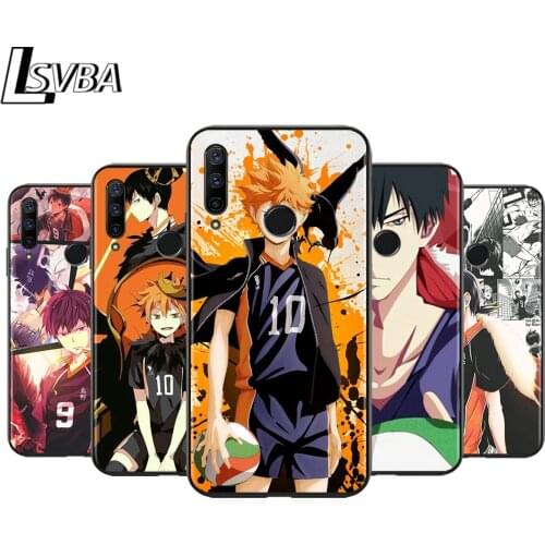 Haikyuu Hinata Anime Volleyball for Huawei Honor 30 20 10i 10 9C 9A 9S 9X 9 8X 8A 8 7A 7C Pro Plus Lite Black Phone Case