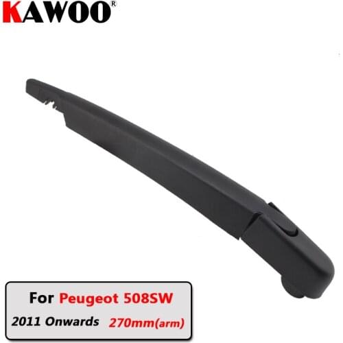 KAWOO Car Rear Wiper Blade Blades Back Window Wipers Arm For Peugeot 508SW Hatchback (2011 Onwards) 270mm Auto Windscreen Blade