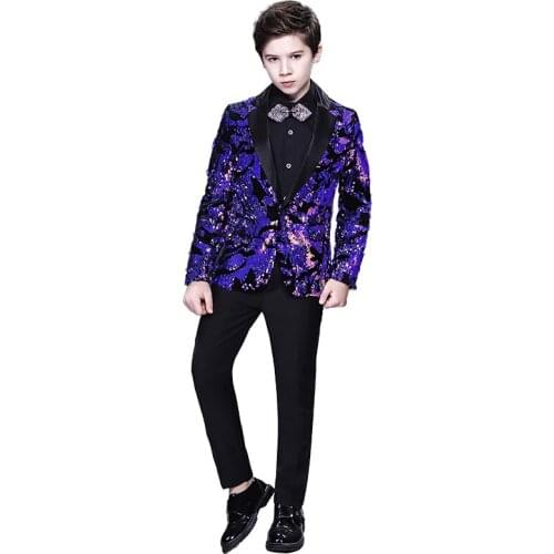 High quality Children Boys Suit Boys Formal Suit For wedding suits for boys or party clothes Jackets Pants Shirt Vest Tie 5pcs