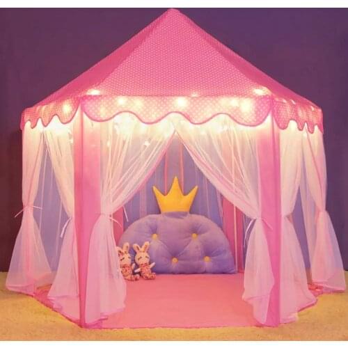 Portable Kids Toy Tipi Tent Ball Pit Pool Foldable Princess Tent Castle Outdoor Beach Zipper Tent Children Gift Indoor Playhouse