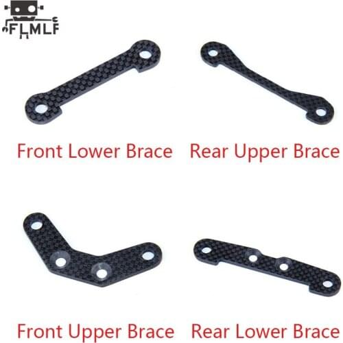 Carbon Fiber Front or Rear Upper or Lower Brace for 1/5 HPI ROVAN ROFUN KM Mcd BAJA 5B 5T 5SC Ss Truck Rc Car Parts