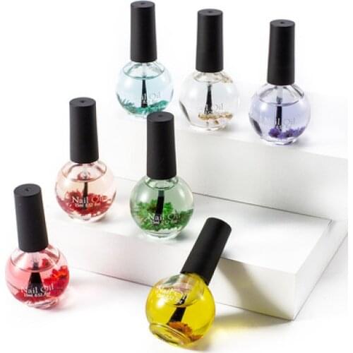 Nourishing Nail Oil Dried Flower Softener Cuticle Oil Nourishing Treatment Nourishing Gel Polish Nail Care Art Tool 15ml