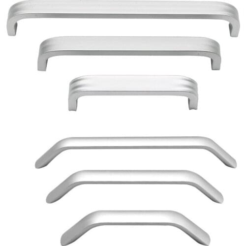 Furniture Door Handle Drawer Wardrobe Door Handle Aluminum Alloy Cabinet Door Pull Handle Doorknob