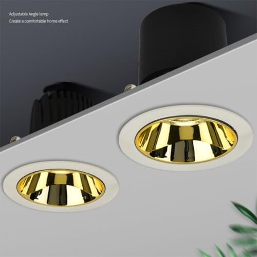 5/7/10W LED Ceiling Spotlights Recessed Anti Glare COB LED Downlights Bedroom Living Room Decoation Ceiling Downlight