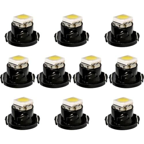10pcs T3 T4.2 T4.7 LED Lamps 5050 SMD Car Dashboard Warning Indicator light Instrument Cluster Bulb white/red/blue/yellow/green