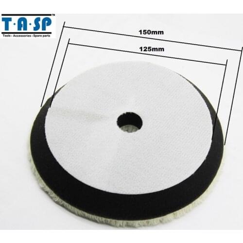 TASP 150mm Twisted Wool Polishing Buffing Pads for Car Polishing