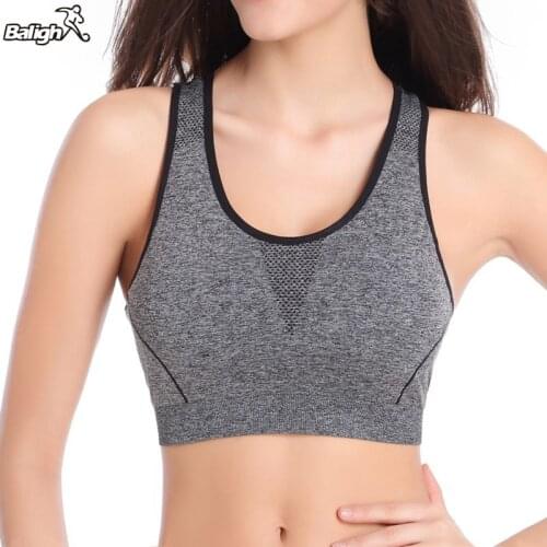 Womens Lady Sexy Seamless Sports Bra Super Stretch Gym Yoga Tank Top Fitness