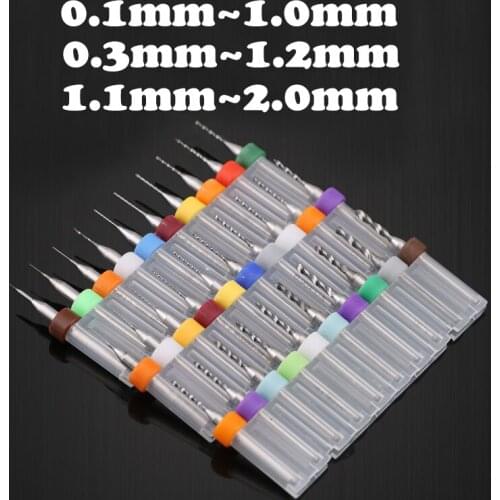 0.1-1mm 0.3-1.2mm 0.5-1.4mm Tungsten Steel Carbide Micro Mini Amber CNC SMT Engraving Print Circuit PCB Board Twist Drill Bit