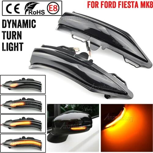 2PCS Led Dynamic Side Marker Turn Signal Repeater Light Sequential Blinker Light For Ford Fiesta ST Line MK8 2018 2019 Puma 2020