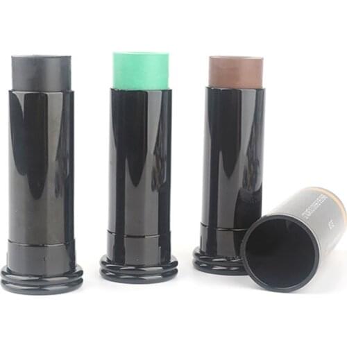 3pcs Military Woodland Camouflage Oil Suit Cream Body Face Paint Tube Stick Outdoor Field Camouflage Camo Color CS Battle