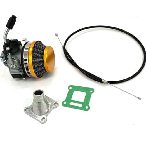 ATV 49cc Performance 19mm Carb Carburetor Air Filter Assembly for 2-stroke 47cc 49 Cc Mini Pocket Bike Group