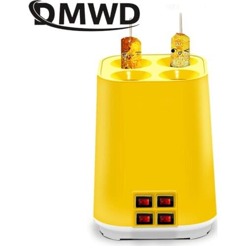 DMWD Electric Egg Roll Sausage Maker Commercial Hot Dog Eggs Roller Boiler Cup Baking Omelette Master Breakfast Cooking Machine