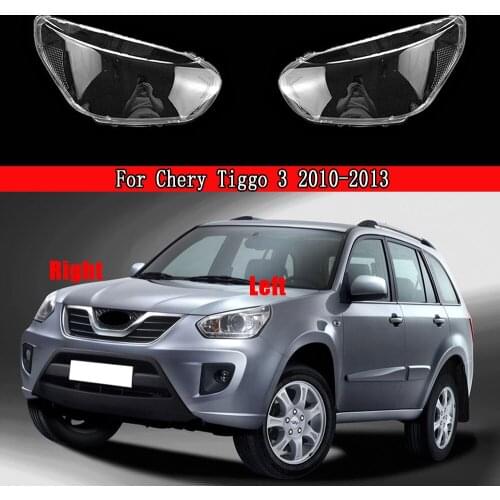 Car Front Headlight Cover For Chery Tiggo 3 2010-2013 Auto Headlamp Lampshade Lampcover Head Lamp Light Covers Glass Lens Shell