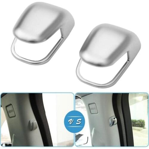 YAQUICKA Auto Car Interior B Pillar Hook Decoration Cover Cap Trim Styling Sticker For Mercedes E Class CLS 10-16 S Class 14-16