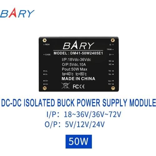 BARY DM41-50W Pressure | DC Turn DC24V Turn Automatically For 5 V12v 48 V Turns 24 V | | | 50 W Isolation Module Power Supply