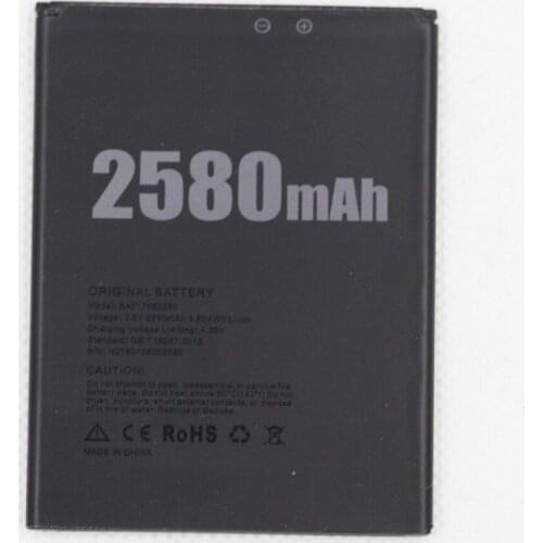 ISUNOO 5pcs/lot 2580mAh Mobile phone battery BAT17582580 for DOOGEE X20 Smartphone internal replacement battery