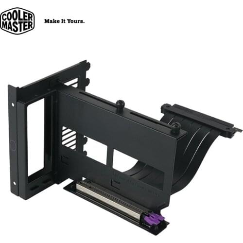 Cooler Master Graphics Card Steering Bracket/PCI-E Extension Cable Vertical Installation of Graphics Card Support ATX Case