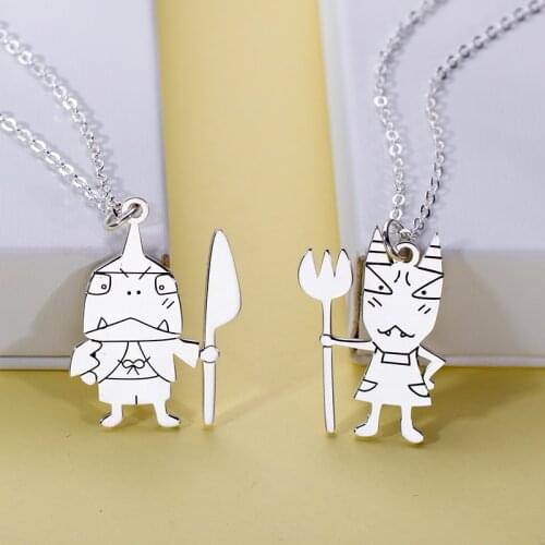 DIY Custom Cids Drawing Jewelry S925 Silver Necklace Custom-Made Pendant Children Painting Silver Necklace Women Men Memorial