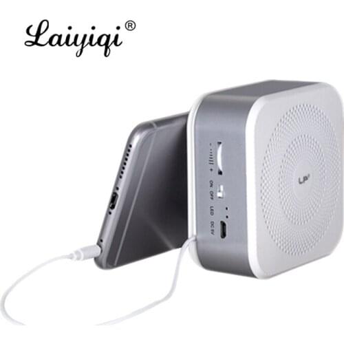 Laiyiqi hot fashion mini brick Bluetooth wireless speakers phone support mp3 Bracket enceinte bluetooth portable puissant BT tn