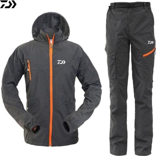Daiwa Mens Casual Sports Breathable Jacket 2020 Outdoor Waterproof and Sun Protection Suit