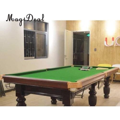 Set 6 Pool Billiard Table Pockets Nets Bags Webs Replacement with Irons Rail (4 corners & 2 sides) Billiards Snooker Accessories