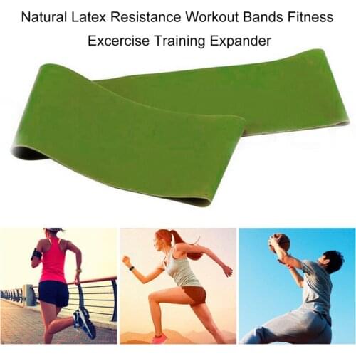 Natural latex Tension Resistance Workout Bands Pilates Fitness Excercise Rehab Yoga Core Loop Gym yoga Fitness Bands Quality